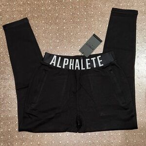 Alphalete Black Women’s Banded Jogger, NWT